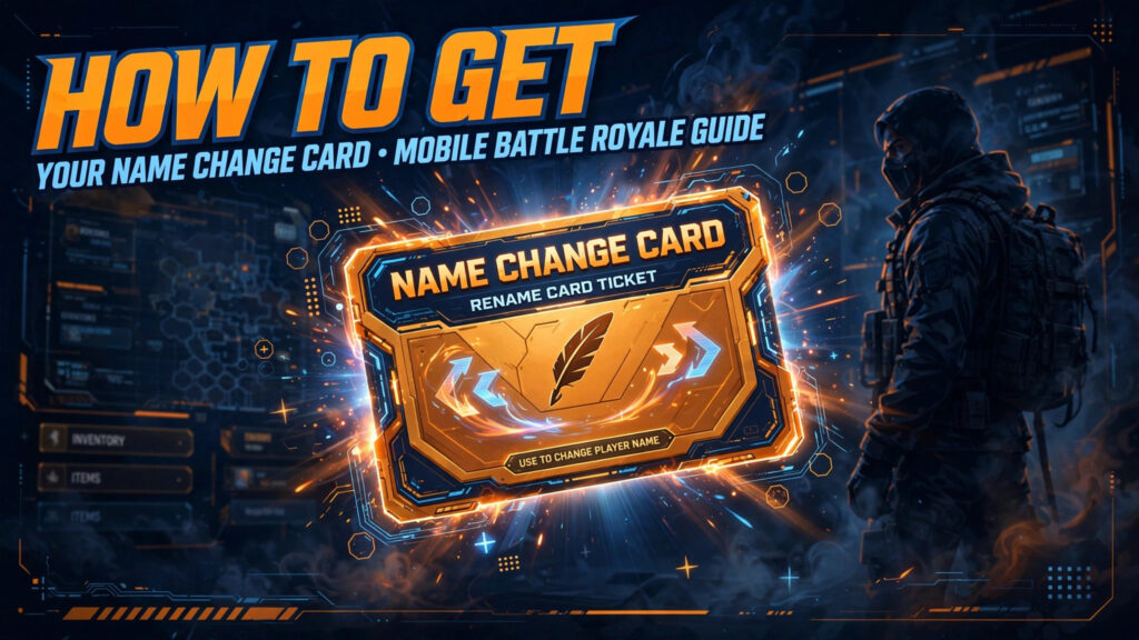 How to Get a Name Change Card in Free Fire (and Pick a Stylish New Name)